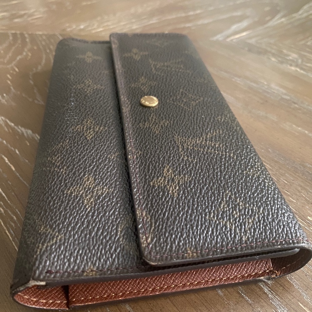 Louis Vuitton LV Long Wallet  Portefeuille Sarah Brown Monogram - Picture 2 of 11